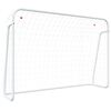 vidaXL Nogometni gol s mrežom bijeli 214x75x152 cm čelik i poliester