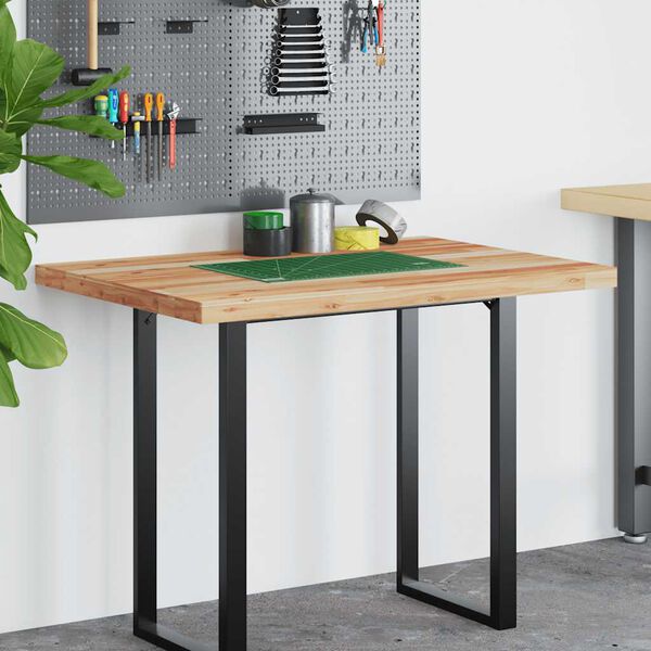 vidaXL Ploča za radni stol s uljnim premazom 100x70x4 cm drvo bagrema