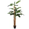 vidaXL Umjetno stablo banane 19 listova 150 cm zeleno