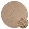 vidaXL Tepih ZIZUR 120 cm s izgledom jute unutarnji i vanjski