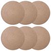 vidaXL Juteni podmetači 6 pcs Prirodna &Oslash; 30 cm 100% Jut