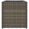 vidaXL Vrtna sadilica siva 36 x 30 x 32 cm od poliratana