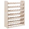 vidaXL Stalak za vino 67,5x25x87 cm od masivne borovine