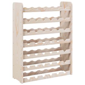 vidaXL Stalak za vino 67,5x25x87 cm od masivne borovine