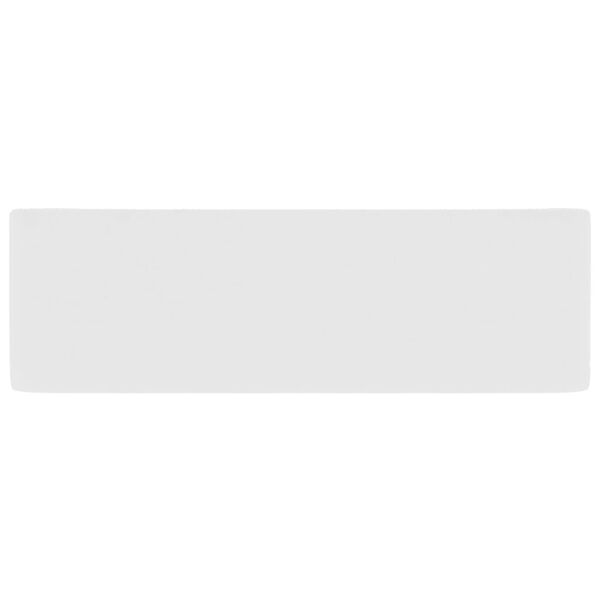 vidaXL Luksuzni umivaonik mat bijeli 41 x 30 x 12 cm keramički