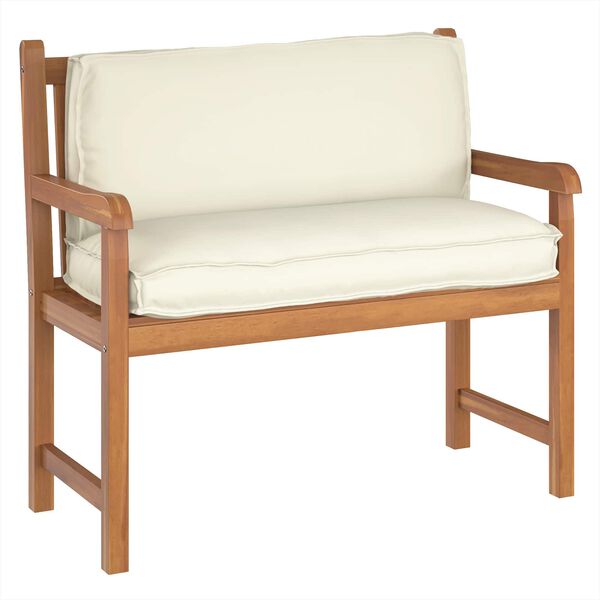 vidaXL Jastuk za naslon od paleta s jastukom Krema 120 x 40 x 12 cm