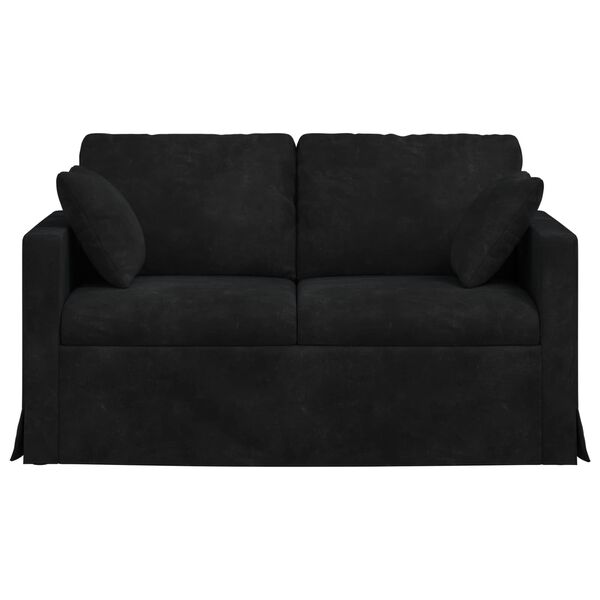 vidaXL Sofa Crna 138 x 78 x 80 cm Bar&scaron;un