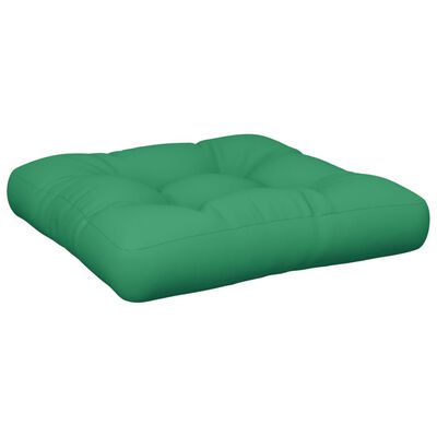 vidaXL Jastuk za palete zeleni 60 x 60 x 12 cm od tkanine