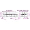 vidaXL Set vanjskih sofa 7 pcs Prirodna Čvrsto drvo akacije