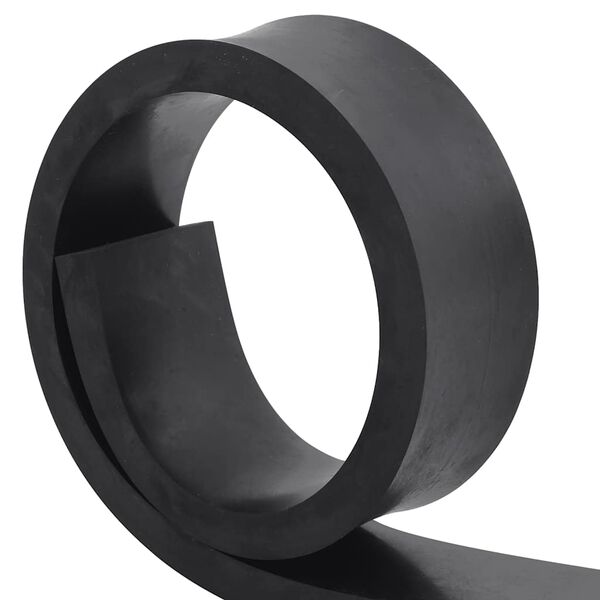 vidaXL Gumeni rub za snježni plug crni 100x10x2 cm