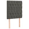 vidaXL Box spring krevet s madracem tamnosivi 80 x 200 cm bar&scaron;unasti