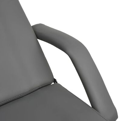 vidaXL Masažni stol sivi 180 x 62 x (86,5 - 118) cm