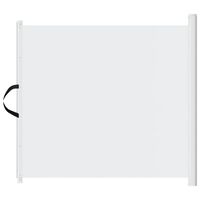 vidaXL Uvlačiva vrata za kućne ljubimce bijela 82,5 x 125 cm