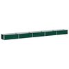 vidaXL Povi&scaron;eni vrtni krevet Zelena 400 x 40 x 24 cm