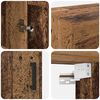 vidaXL Zidni ormarić Staro drvo 69,5 x 34 x 90 cm Konstruirano drvo