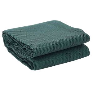 vidaXL Teppi za &scaron;ator Zelena 300 x 200 cm Poliester