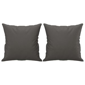 vidaXL Ukrasni jastuci 2 kom sivi 40 x 40 cm od umjetne kože