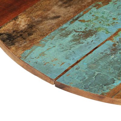 vidaXL Okrugla stolna ploča 60 cm 15 - 16 mm masivno obnovljeno drvo