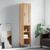 vidaXL Visoka komoda hrasta sonome 34,5x34x180cm od konstruiranog drva