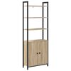 vidaXL Ormarić za knjige 6 razina 60 x 24 x 161 cm Konstruirano drvo