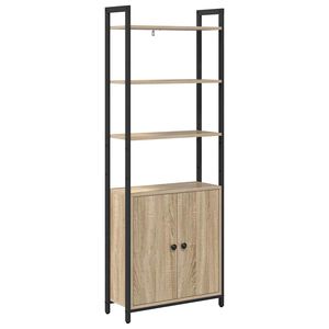 vidaXL Ormarić za knjige 6 razina 60 x 24 x 161 cm Konstruirano drvo