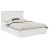 vidaXL Krevet s od storage Bijelo 140 x 190 cm Konstruirano drvo