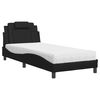 vidaXL Krevet Viana s madracem crni 90 x 200 cm od umjetne kože