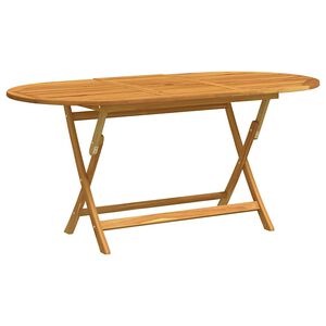 vidaXL Sklopivi vrtni stol 160 x 85 x 75 cm masivno drvo eukaliptusa