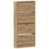 vidaXL Ormar za cipele 80 x 21 x 163,5 cm Konstruirano drvo