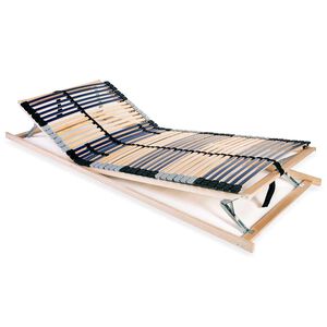 vidaXL Podnica za krevet s 42 letvice i 7 zona 70 x 200 cm