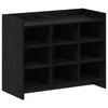 vidaXL Ormar za cipele 85 x 39,5 x 68 cm Konstruirano drvo Crni hrast