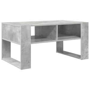 vidaXL Kava Stol Betonski sivi 92 x 53 x 45 cm Konstruirano drvo