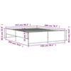 vidaXL Okvir za krevet boja hrasta 150x200cm konstruirano drvo i metal