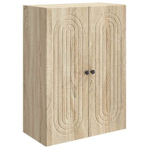 vidaXL Ormar za montažu na zid Hrast sonoma 66 x 34,5 x 90 cm