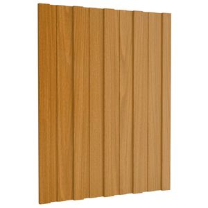 vidaXL Krovni panel 12 pcs Prirodna 60 x 45 cm Pocinčani čelik