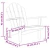 vidaXL Vrtne stolice Adirondack 2 kom 79 x 95 x 92 cm masivna tikovina