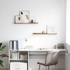 vidaXL Polica na zidu 2 pcs Smeđa 80 x 9 x 3 cm Konstruirano drvo