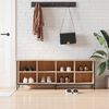vidaXL Ormarić za cipele boja hrasta 131x35x50 cm konstruirano drvo