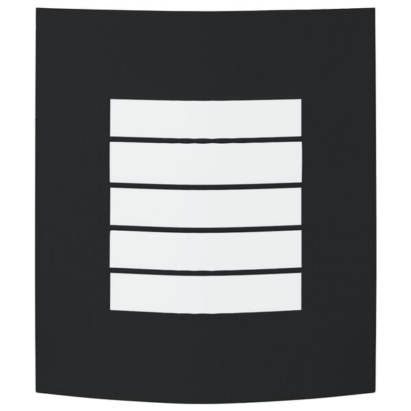 vidaXL Vanjska zidna lampa Crna 23.5 x 9 x 26 cm