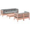 vidaXL 6-dijelni set vrtnih sofa od duglazije i jelovine s jastucima