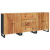 vidaXL 3-dijelna komoda od masivnog bagremovog drva
