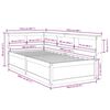 vidaXL Krevet s regalom z knjige bez madraca bijeli 100x200cm borovina