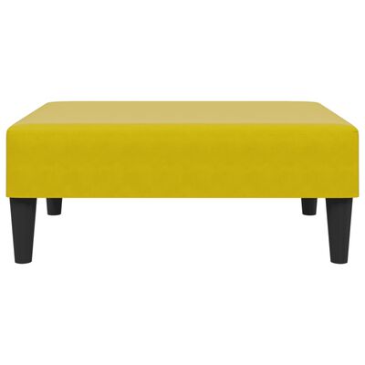 vidaXL 2-dijelni set sofa žuti baršunasti