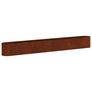 vidaXL Povi&scaron;eni vrtni krevet Otporni čelik 360 x 40 x 40 cm