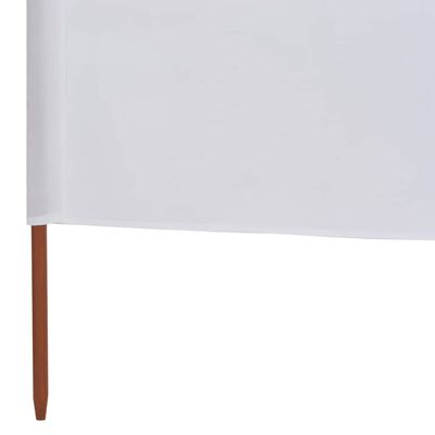 vidaXL Vjetrobran s 9 panela od tkanine 1200 x 160 cm pješčano bijeli