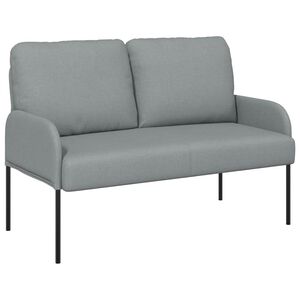 vidaXL Sofe s jastukom 110cm Svijetlo siva &Scaron;perploča