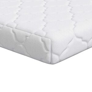 vidaXL Madrac Bijelo 60 x 120 cm Žakar tkanina