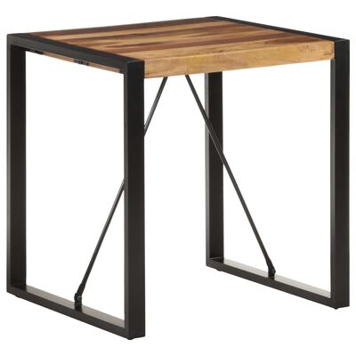 vidaXL Blagovaonski stol 70x70x75 cm masivno bagremovo drvo i šišam