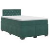 vidaXL Boxspring krevet s madracem Tamnozelena 120 x 200 cm Bar&scaron;un