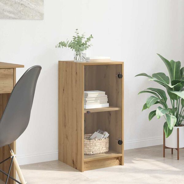 vidaXL Kreveta hrast artisan 35 x 37 x 76 cm Konstruirano drvo